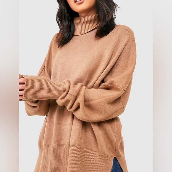 BOOHOO | Oversized turtleneck sweater NWOT - Picture 3 of 10